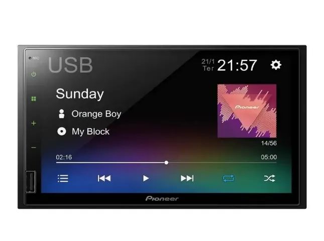 Central Multimídia Receiver Pioneer 7? Com Bluetooth e tela touchscreen - Foto 3