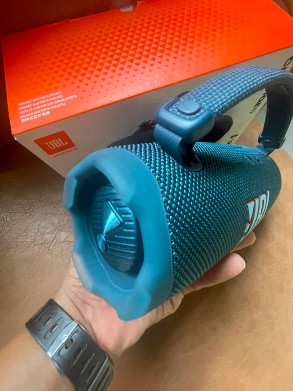 JBL CHARGE 5 ORIGINAL - AZUL + CAIXA - Aparelhos de Som - Vinhais