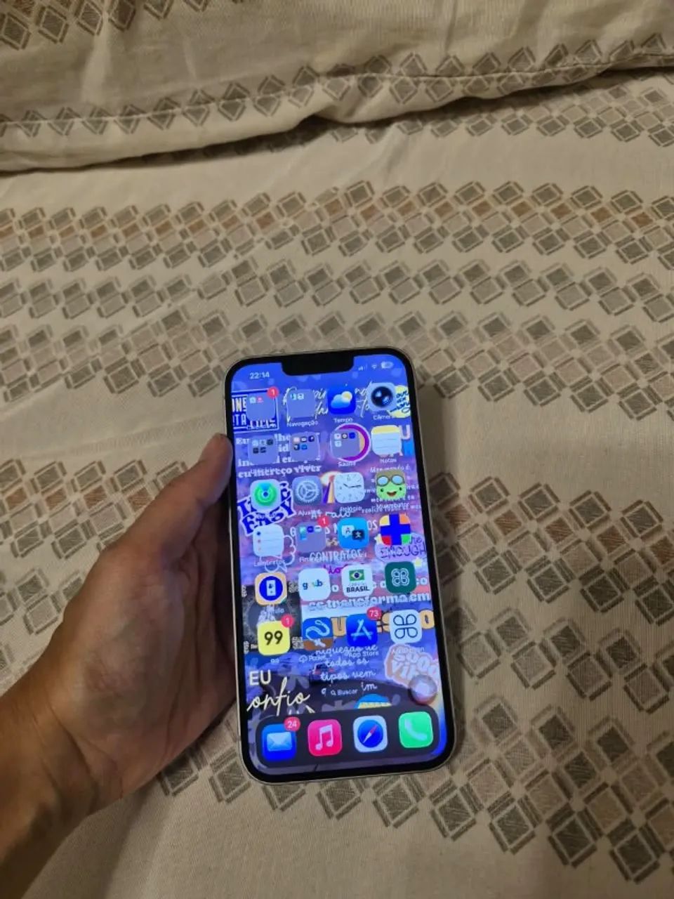 Iphone 14 de 256g Cor: roxo - Foto 4