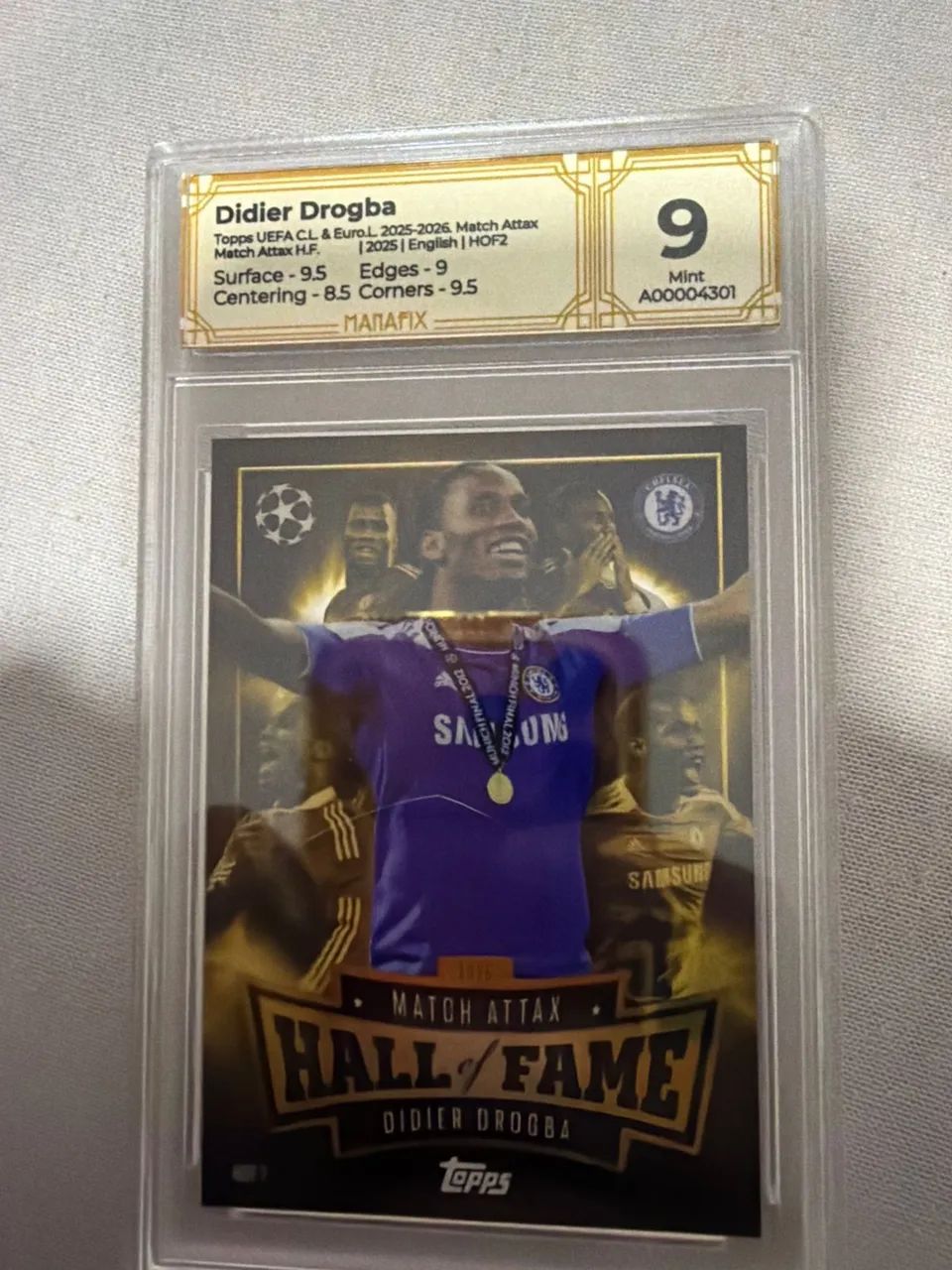 CARD TOPPS - DIDIER DROGBA - HALL OF FAME RARO