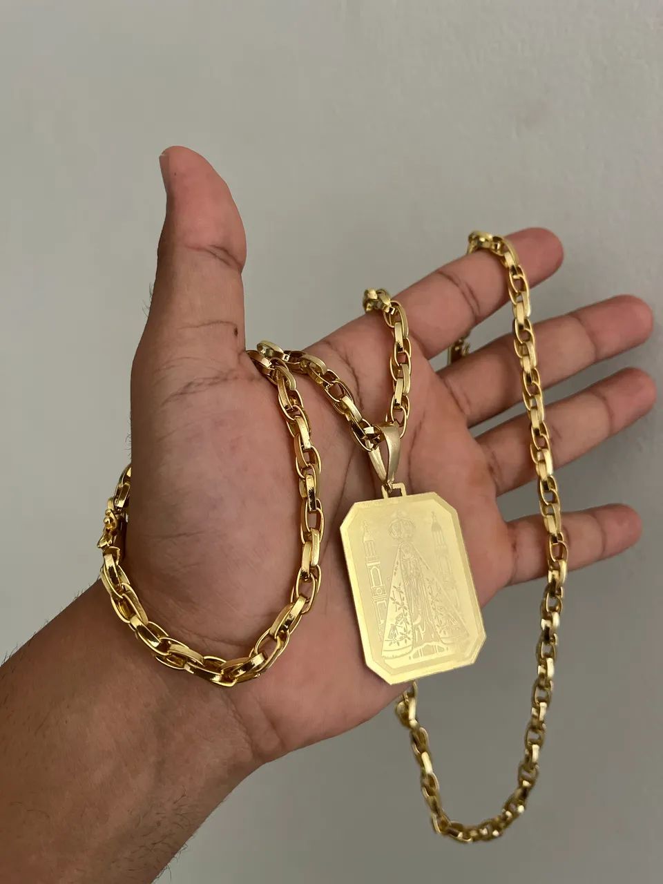 Corrente e pulseira Banhada a ouro 18k  - Foto 2
