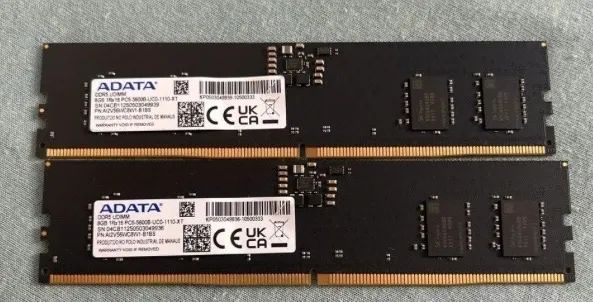 memoria ram ddr5 2x8 16GB ADATA