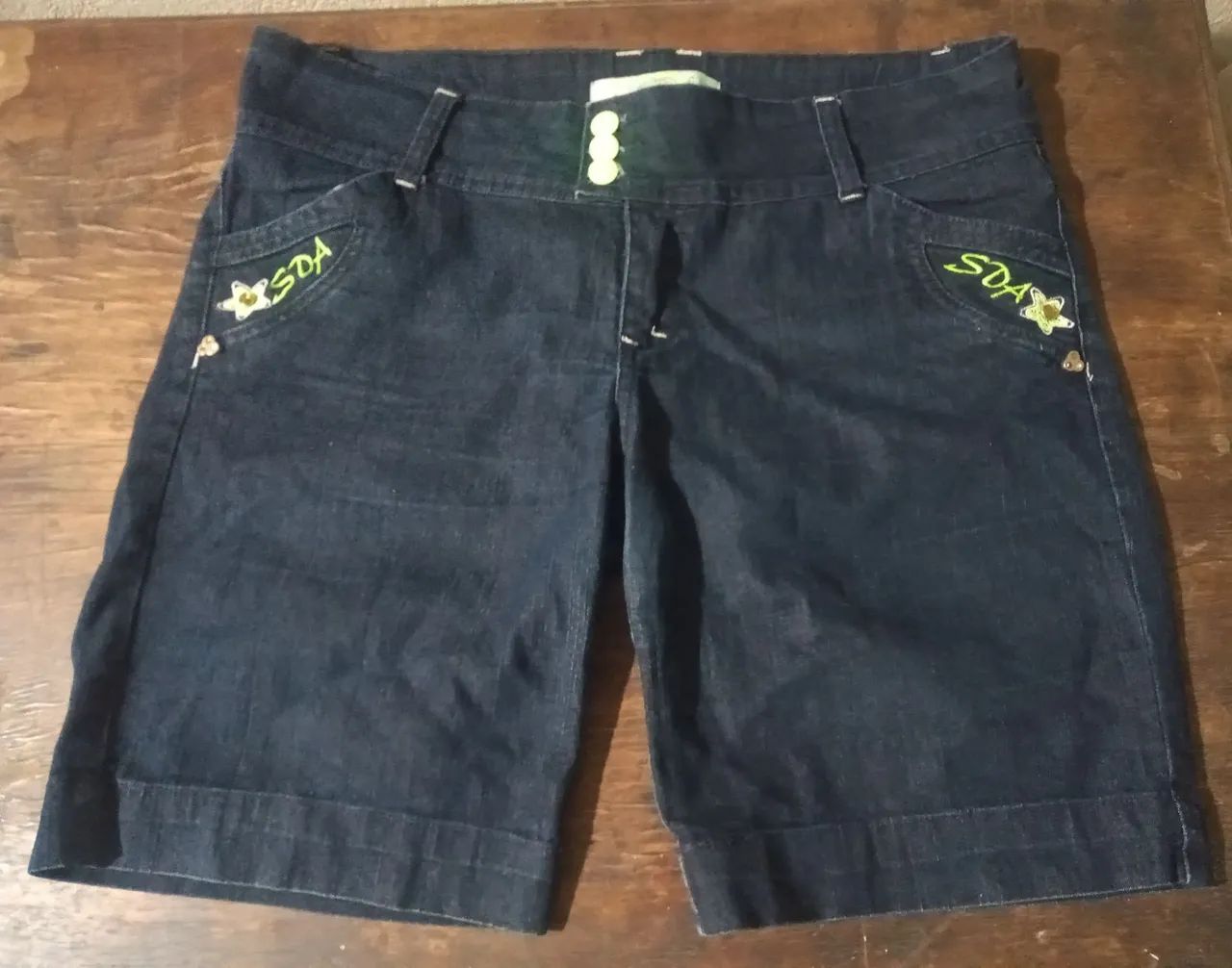 Bermuda jeans feminina SDA
