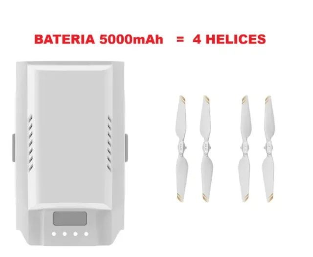 Bateria Plus de 5000mAh Fimi X8 Tele Max Pro + Hélices - Foto 5