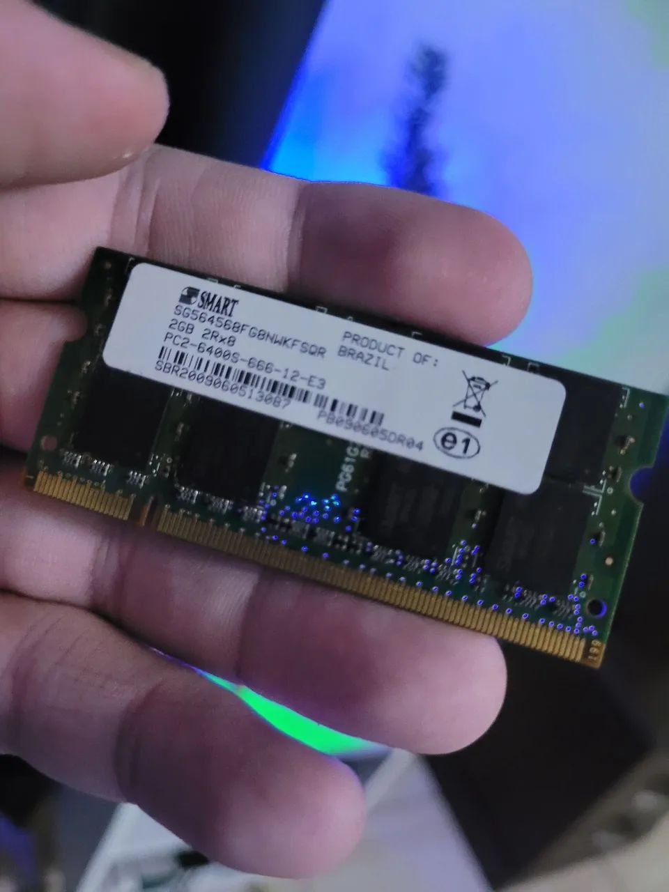 Memória RAM 2 GB DDR3 SO-DIMM Notebook - Foto 2