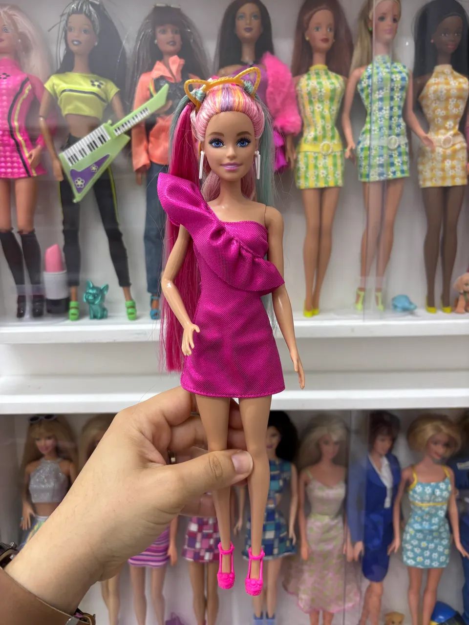 Barbie cabelos coloridos 