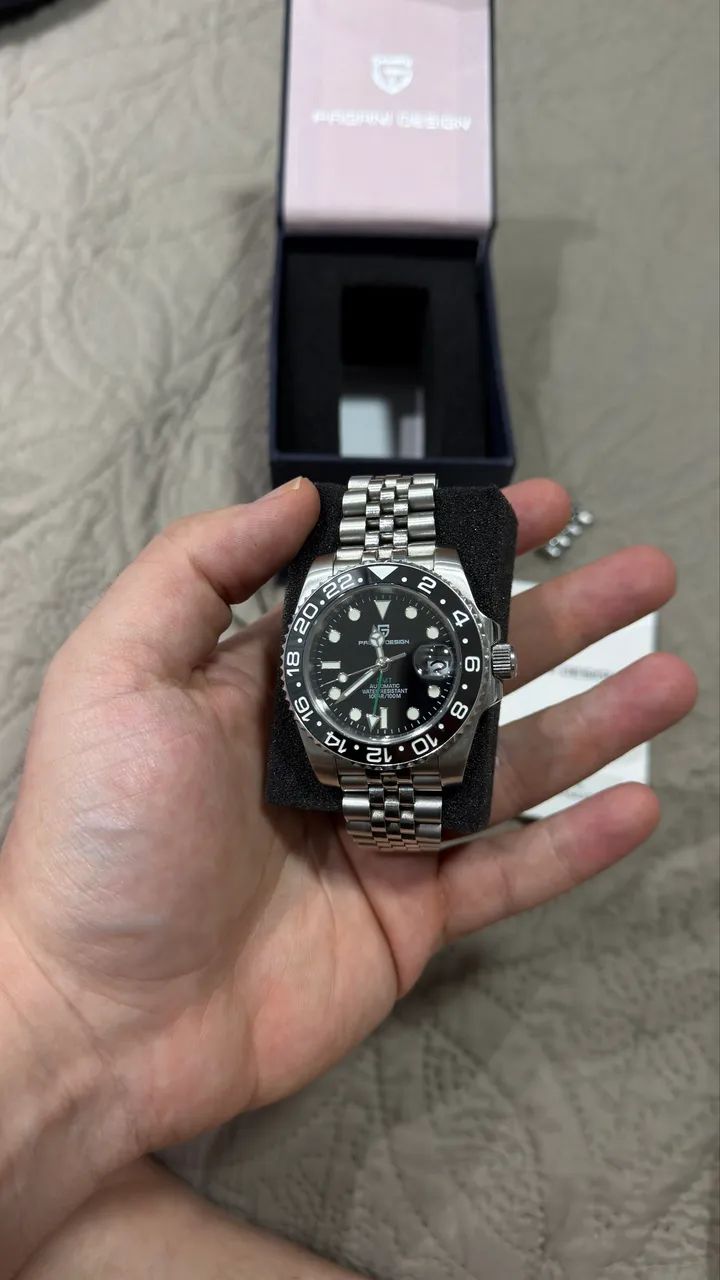 Relógio Pagani Design GMT Automático 