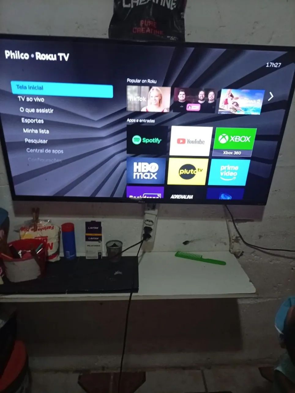 Tv smart 43 polegadas sistema operacional Roku  - Foto 3