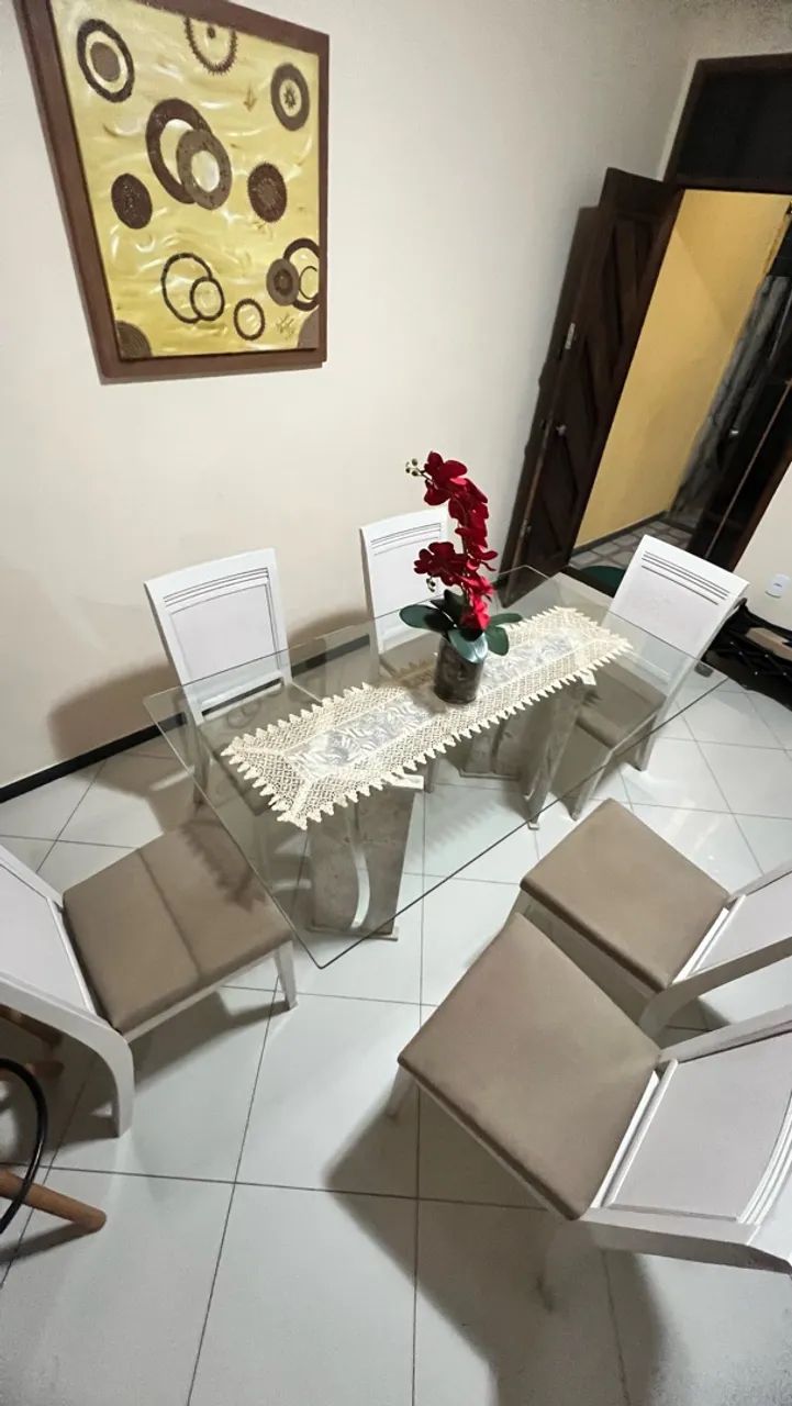 Jogo de mesa com 6 cadeiras  - Foto 2