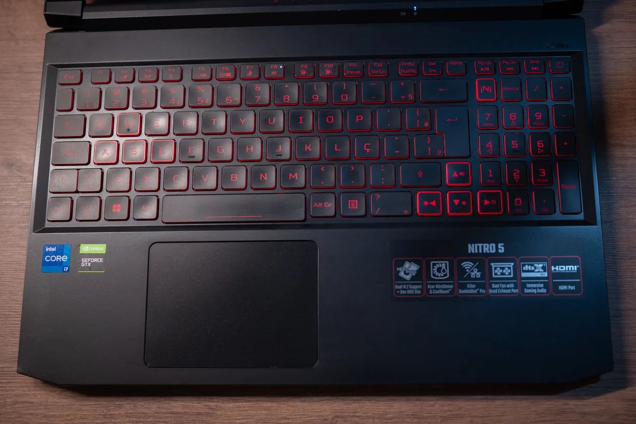     Notebook Acer Nitro 5 i7 11ª Geração GTX 1650 24GB RAM - Foto 4