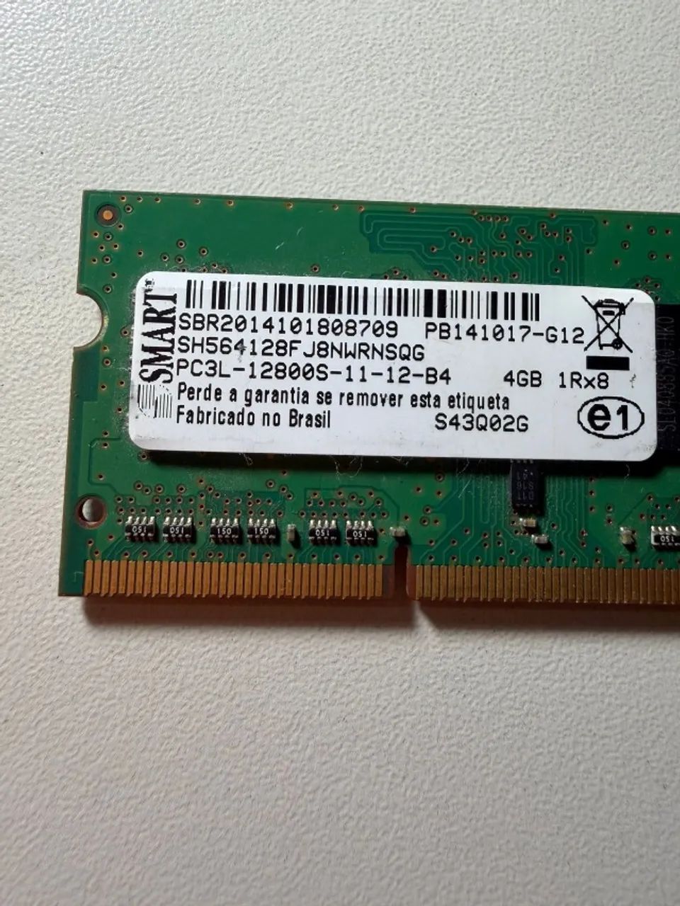 Memórias Notebook DDR3 4G