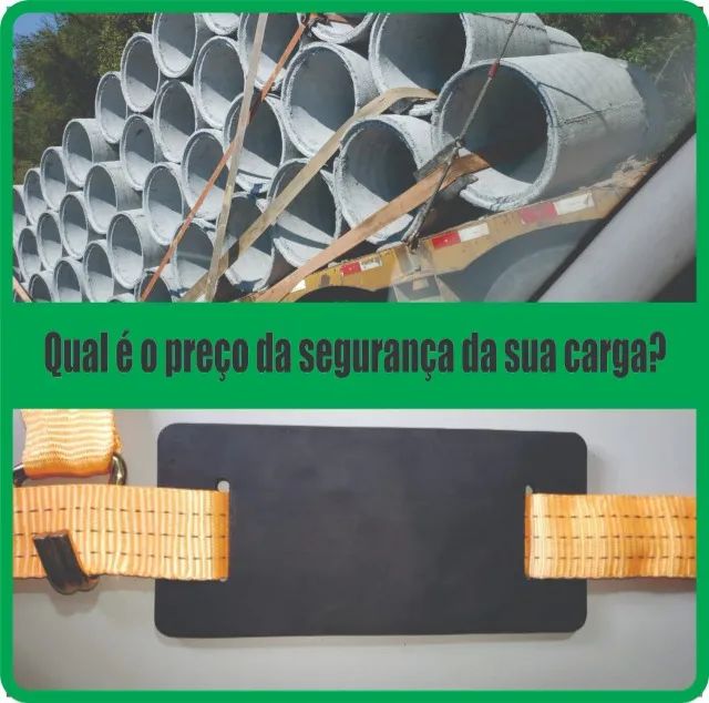 Proteção de Cinta de amarração e catraca e Cinta de elevação industrial 