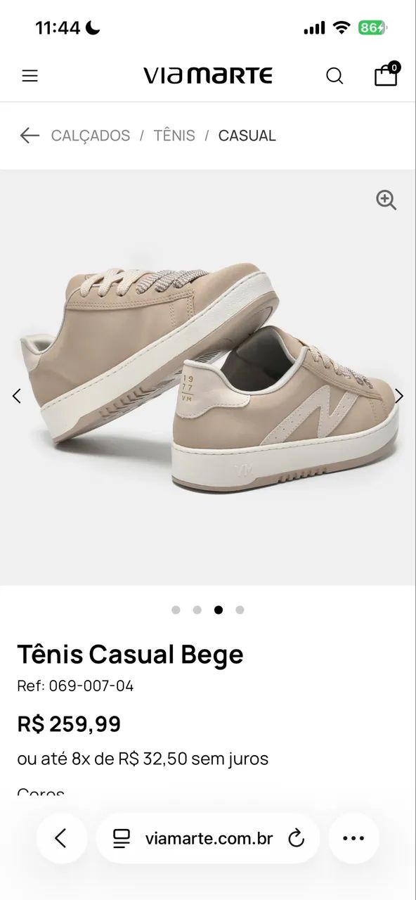 Tênis casual via Marte  - Foto 3