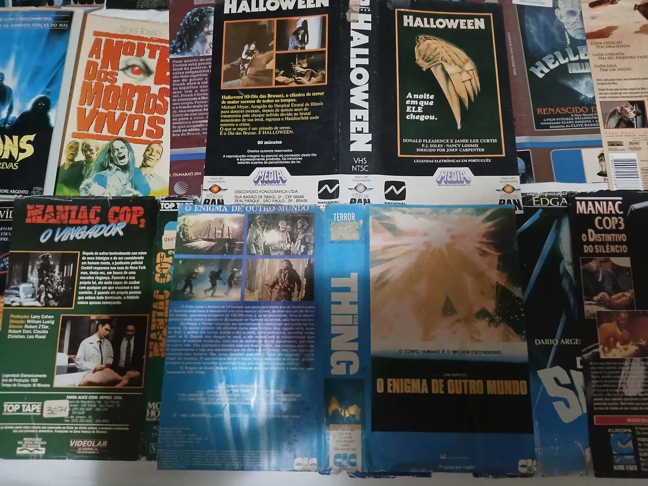 Capas de vhs terror hellraiser halloween demons mortos vivos hora