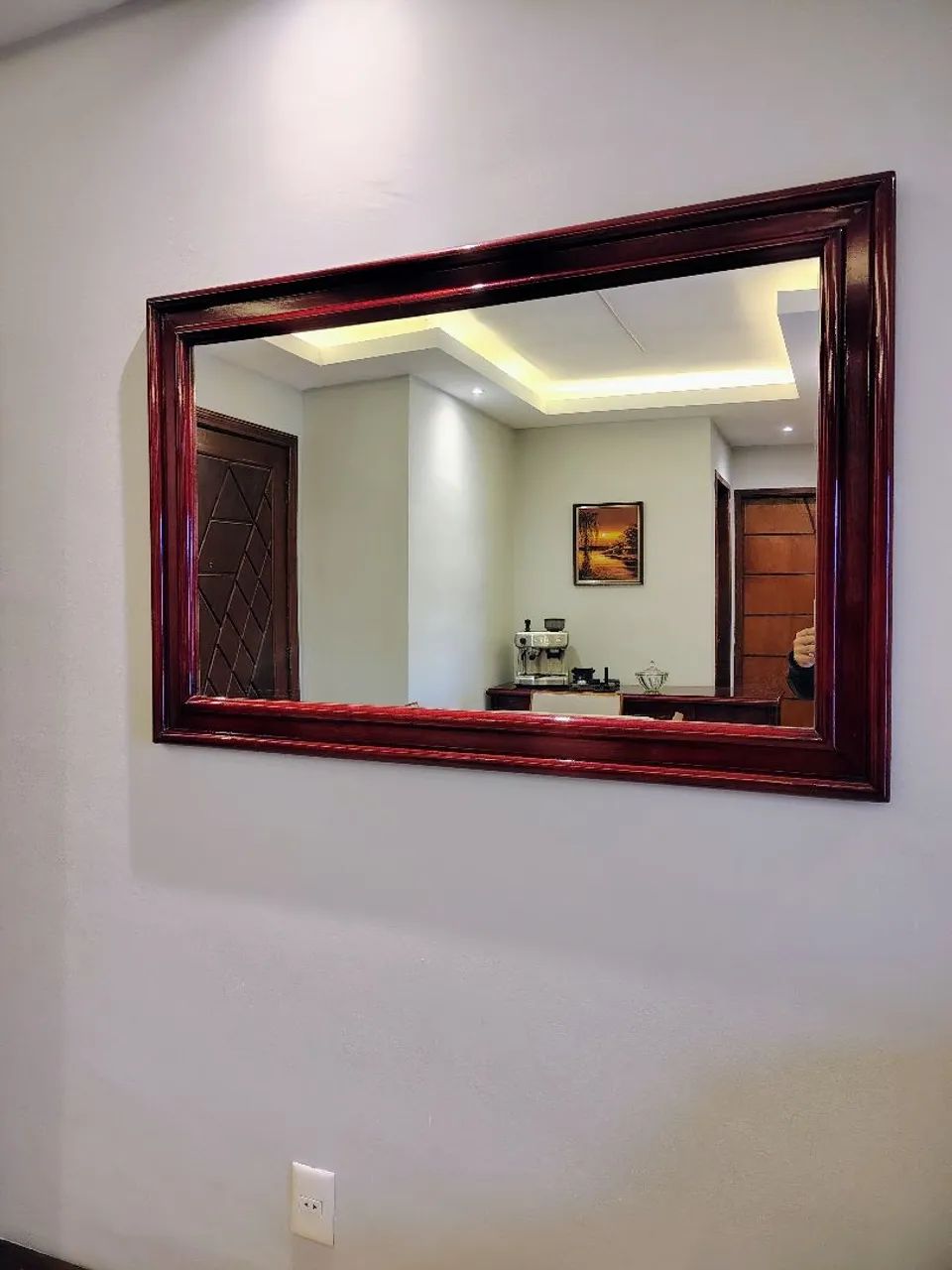 Conjunto buffet / espelho em Mogno - Foto 4