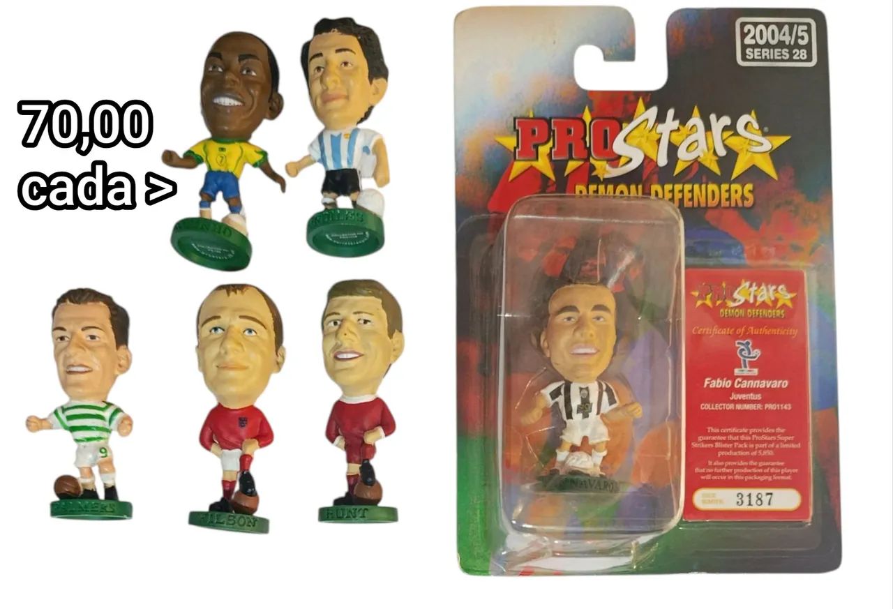 Mini Craques Prostars Futebol - Confira a lista - Hobbies e