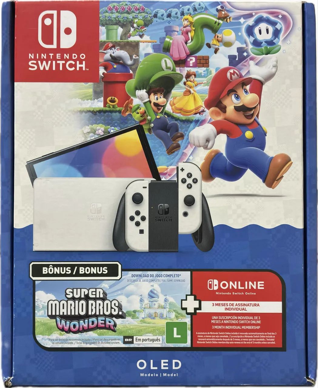 Nintendo switch oled novo sem uso 