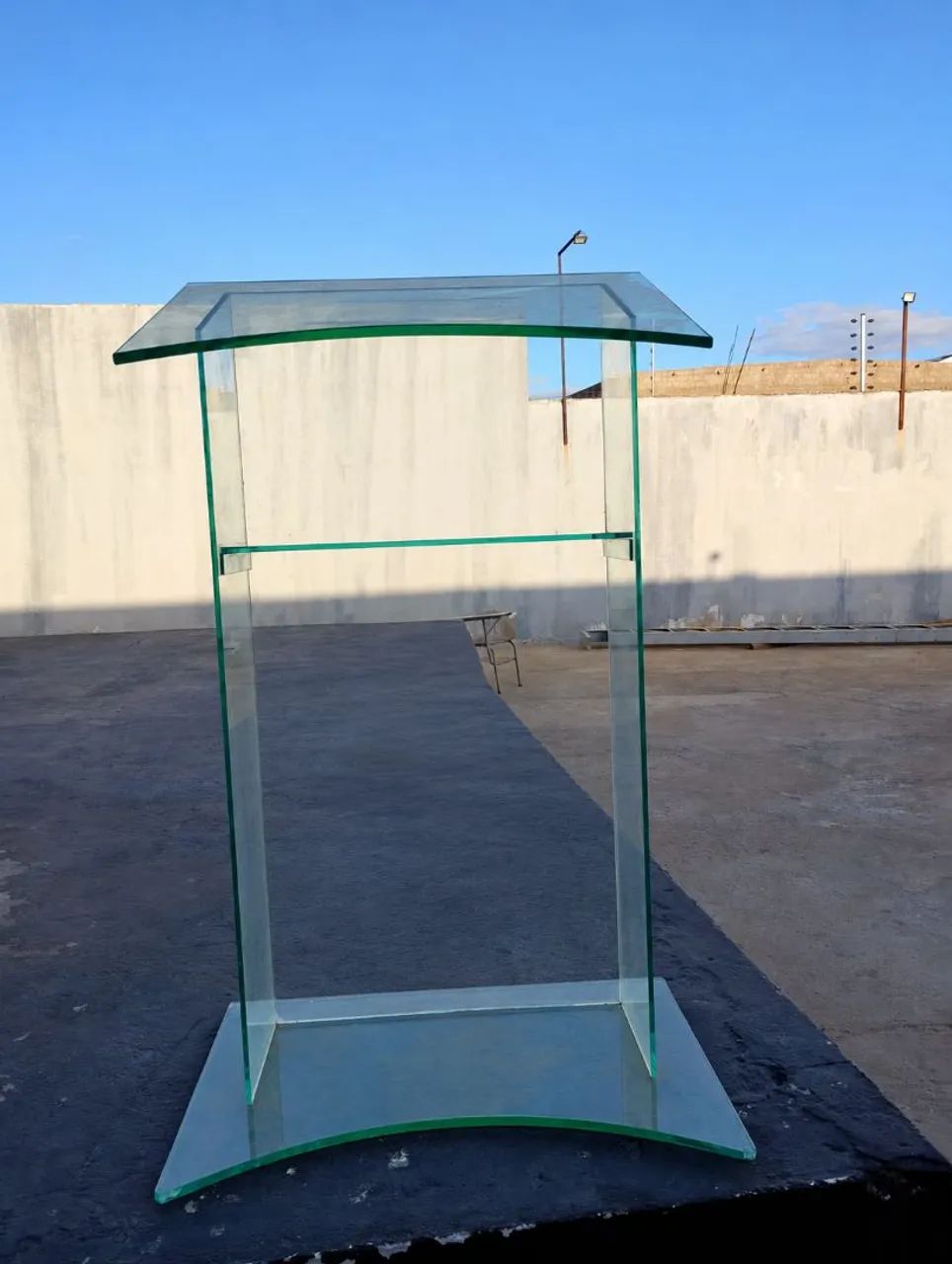 Púlpito de vidro 