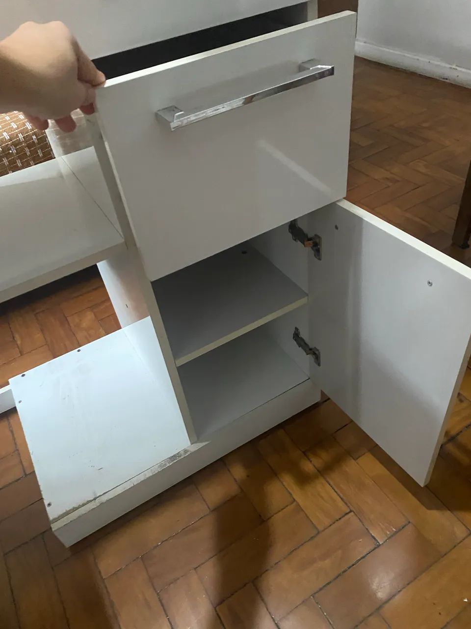 Móvel para computador com armários e gavetas - Foto 4