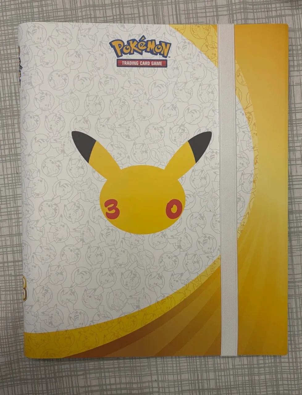 Fichário Pokémon TCG - Coleção 30 anos