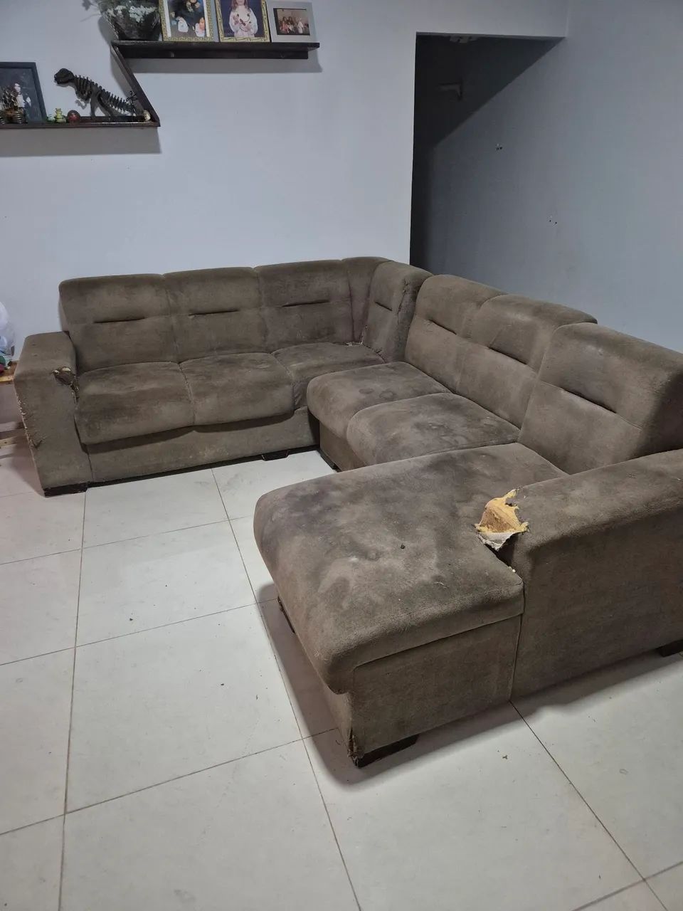 Sofá grande usado