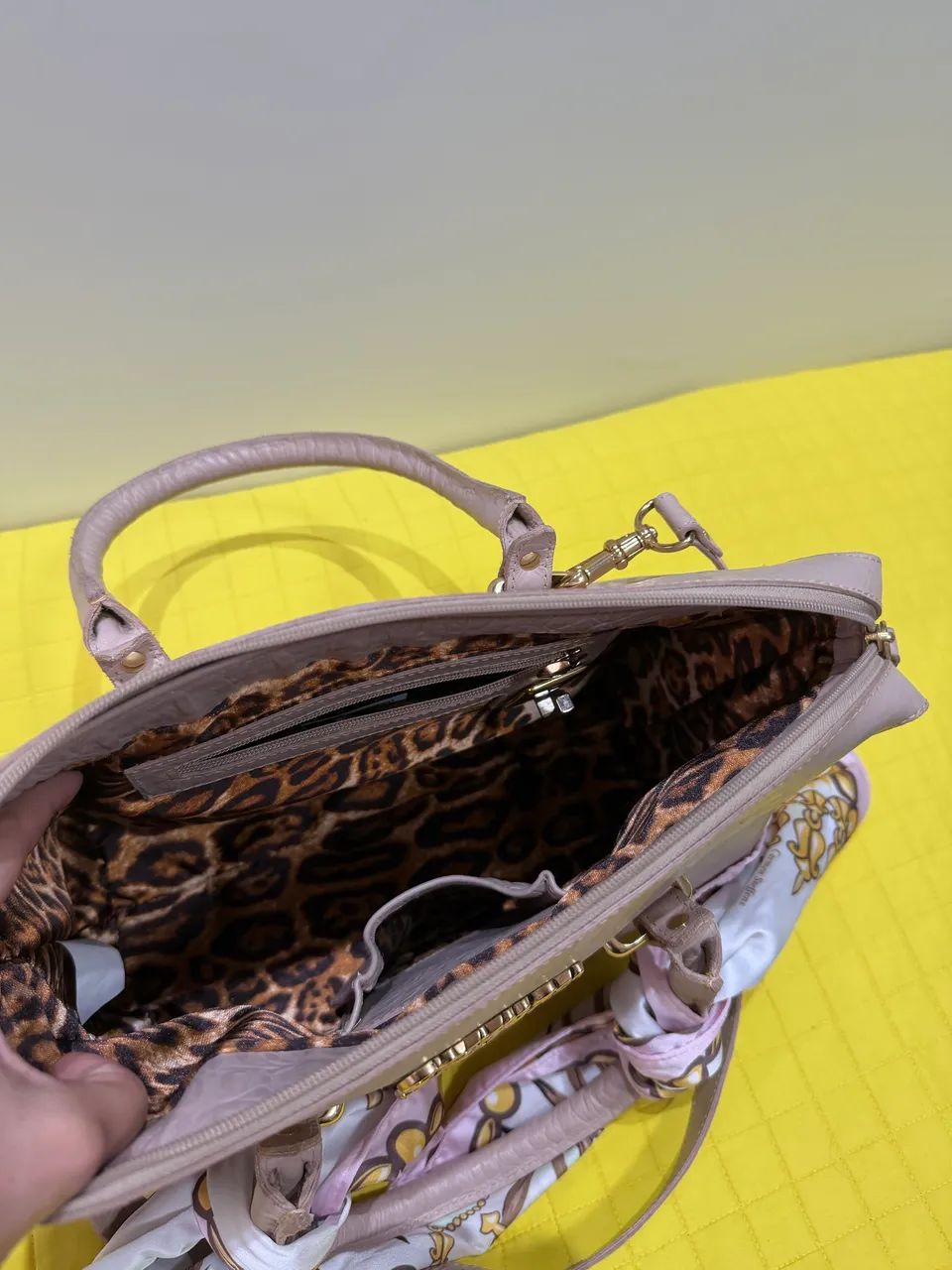 Bolsa Carmen Steffens - Couro Croco - Foto 2