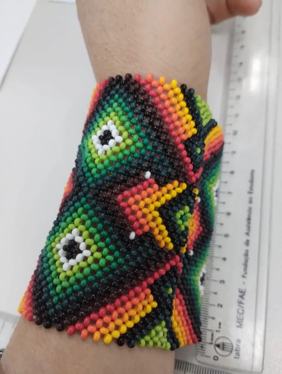 Pulseira Artesanal Indigena de miçanga