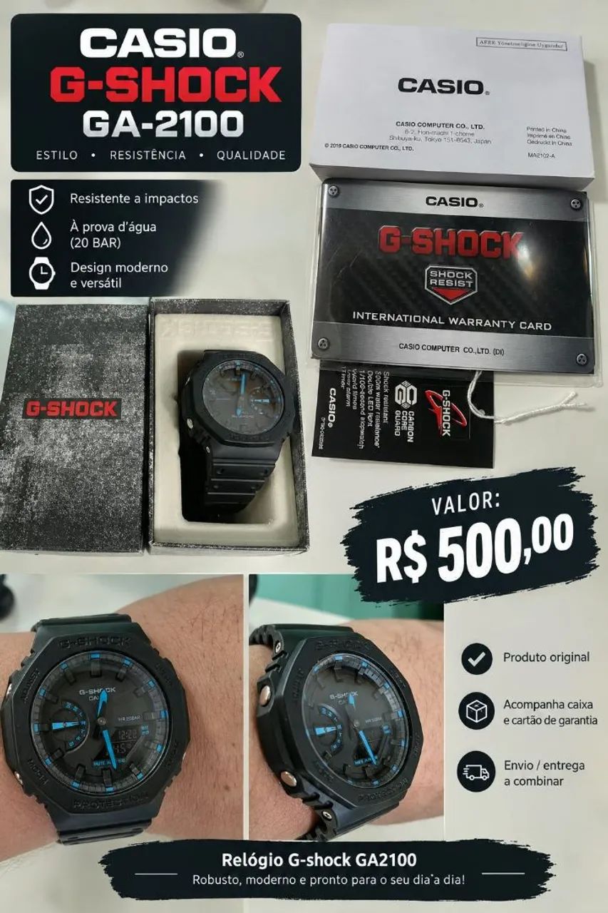 Relógio g shock