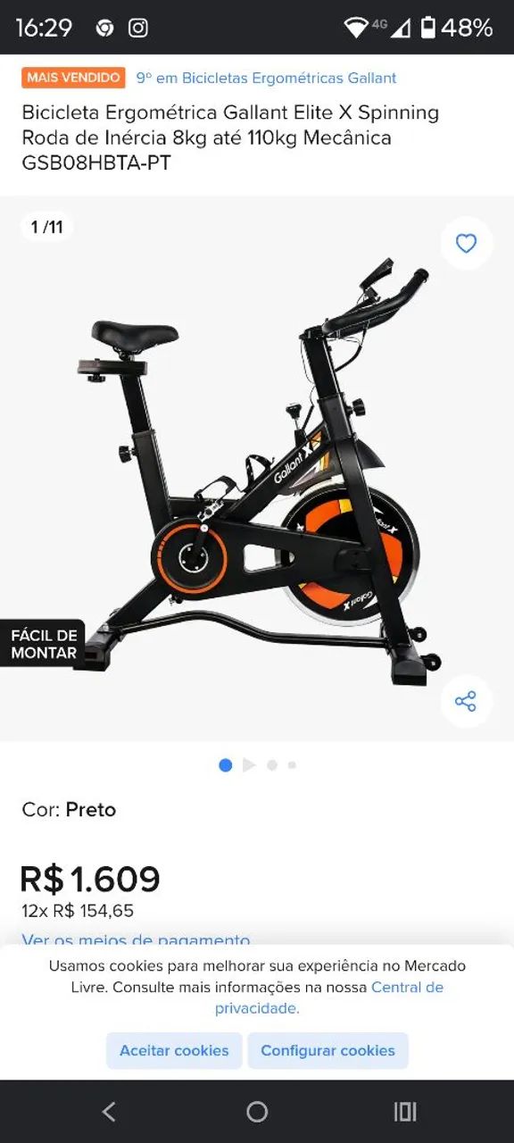Bicicleta ergométrica 