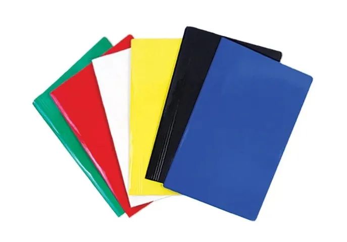 Lote de material de papelaria canetas e pastas - Foto 2