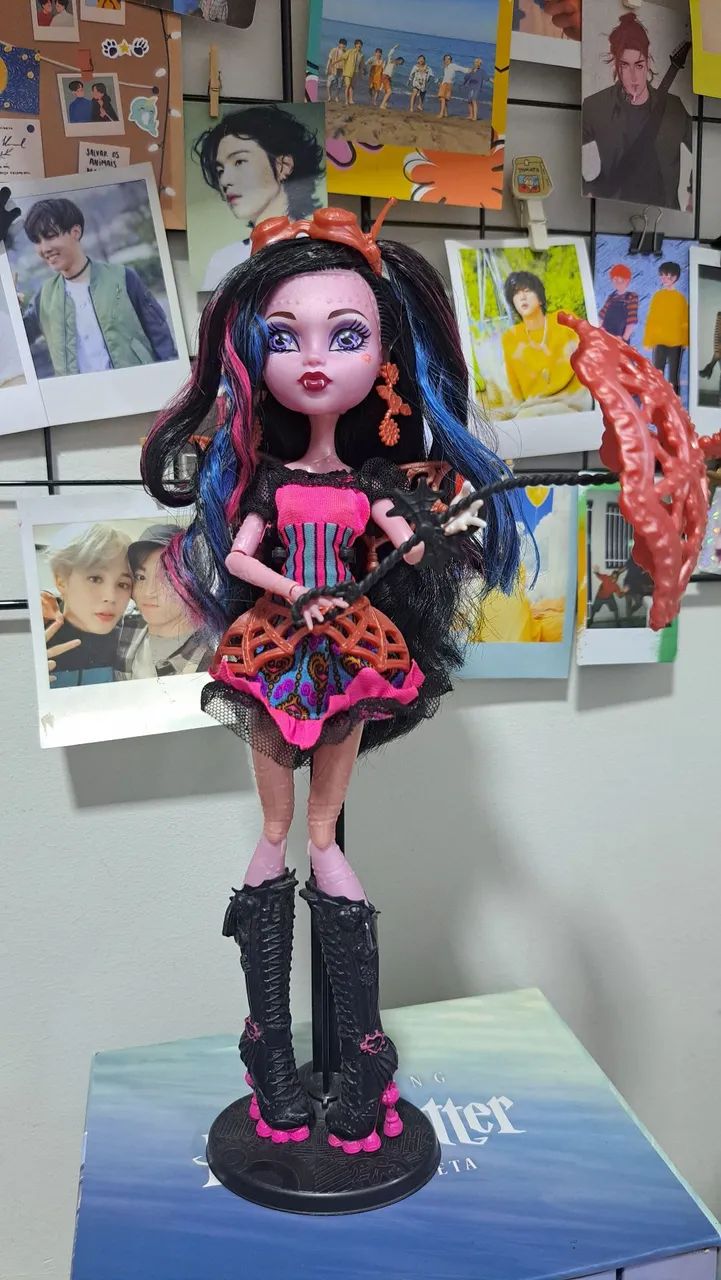 Boneca Monster High Dracubecca Freak Fusion - Foto 2