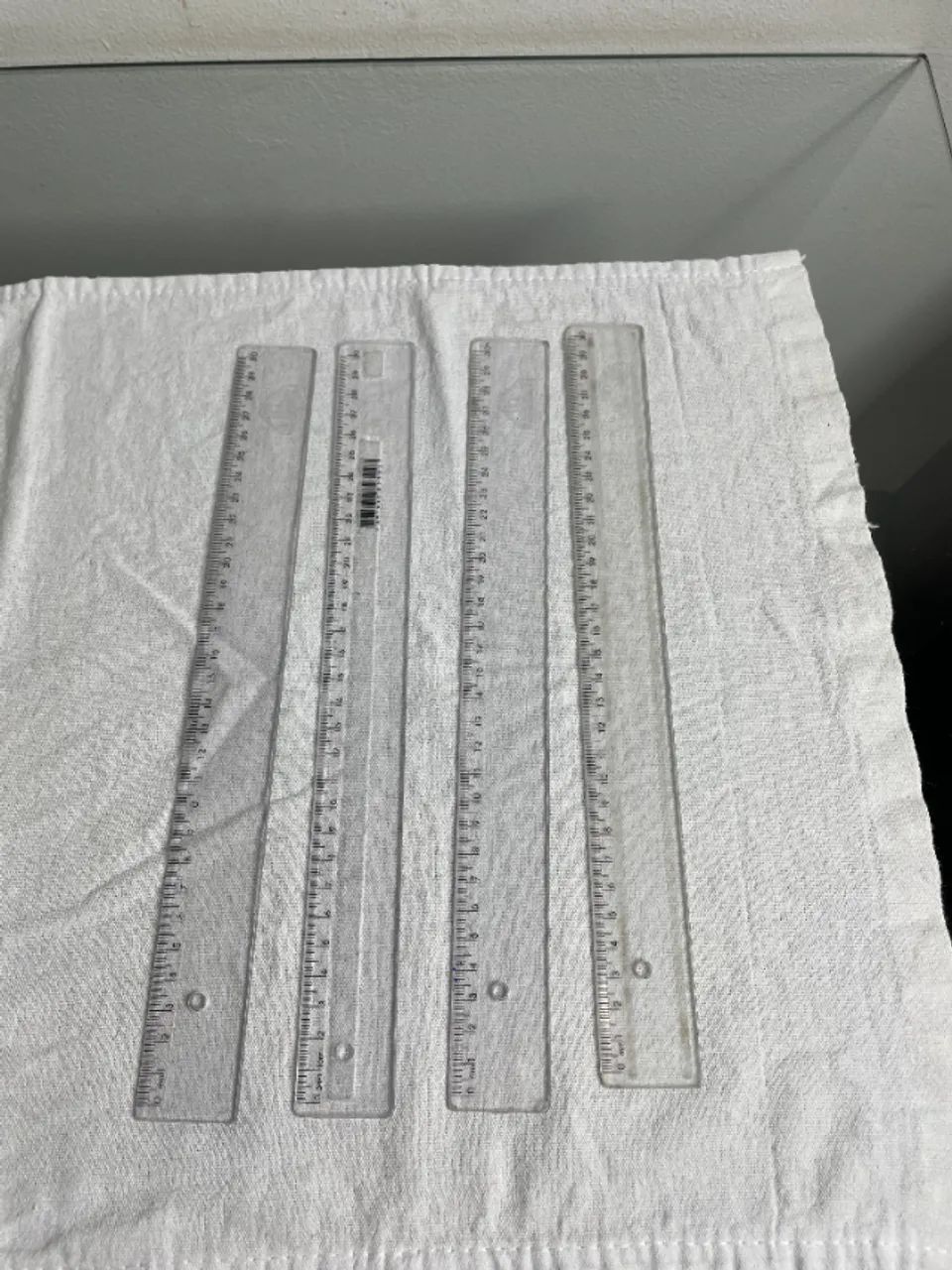 RÉGUA 30 CM - USO ESCOLAR E ESCRITÓRIO - Foto 2