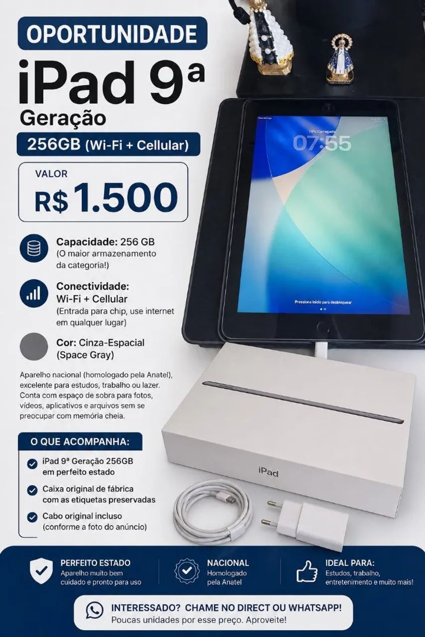 Ipad geracao 9 - Foto 3