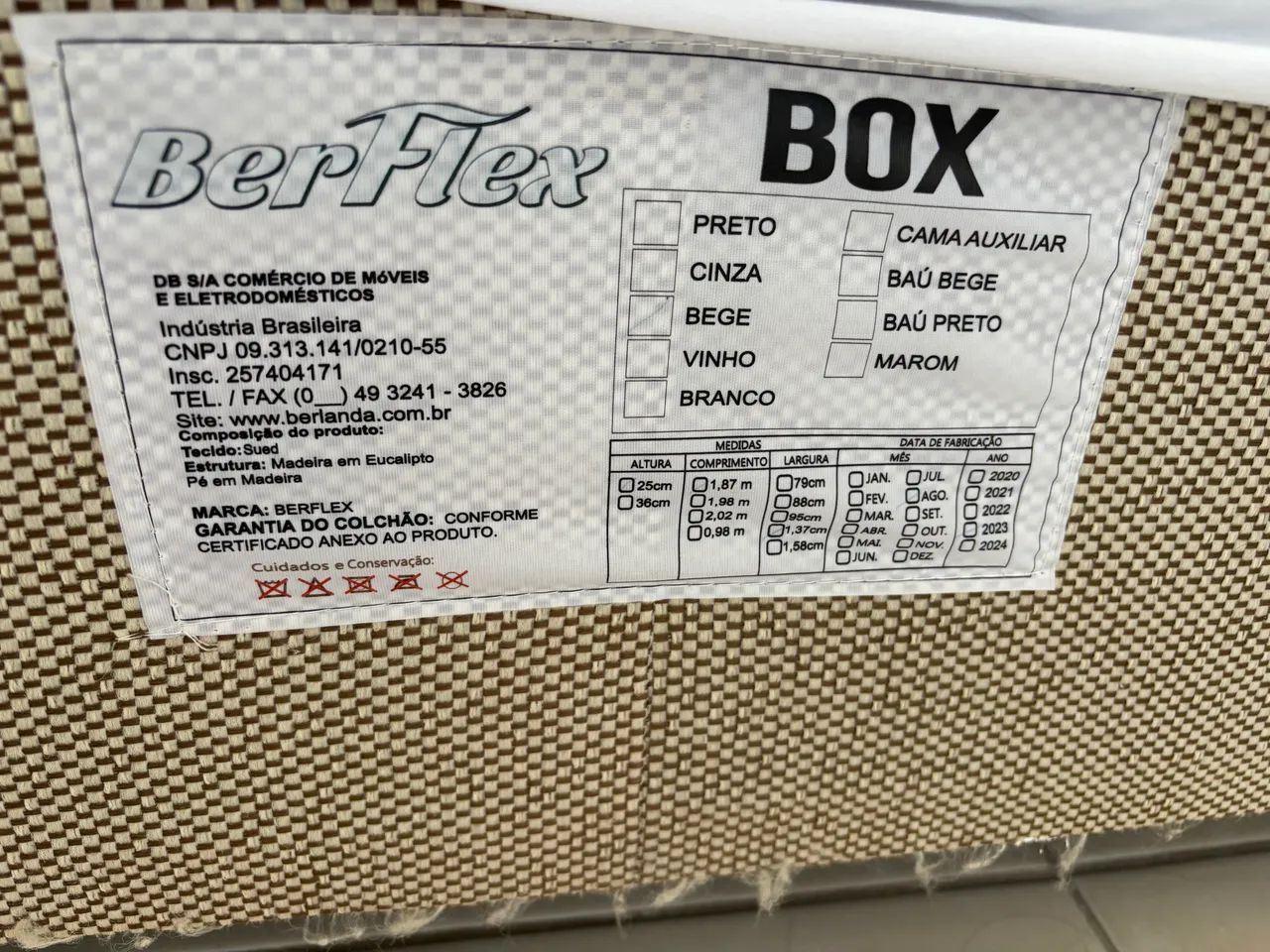 Vendo cama Box casal - Foto 4