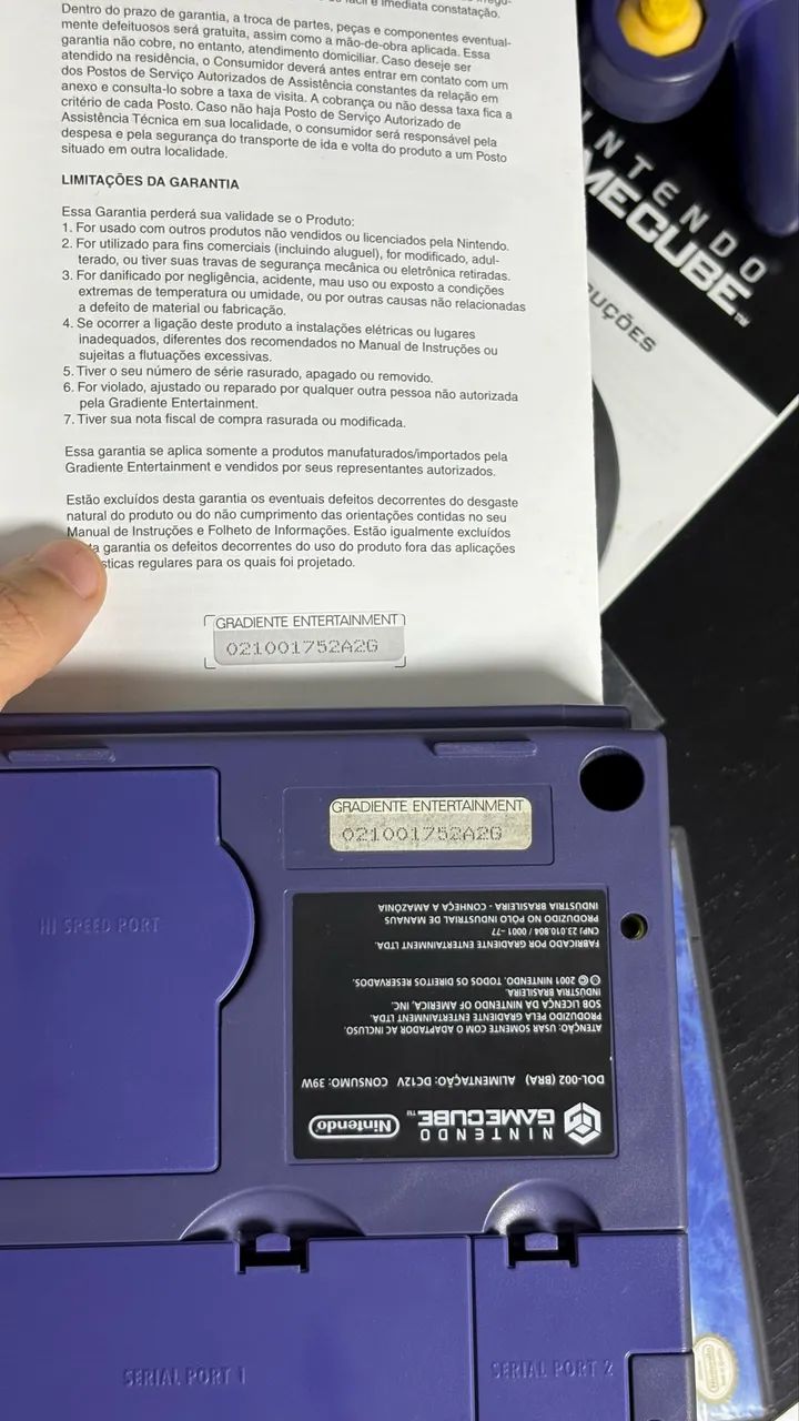 GAME CUBE CIB C/ SERIAL BATENDO!!! - Foto 3