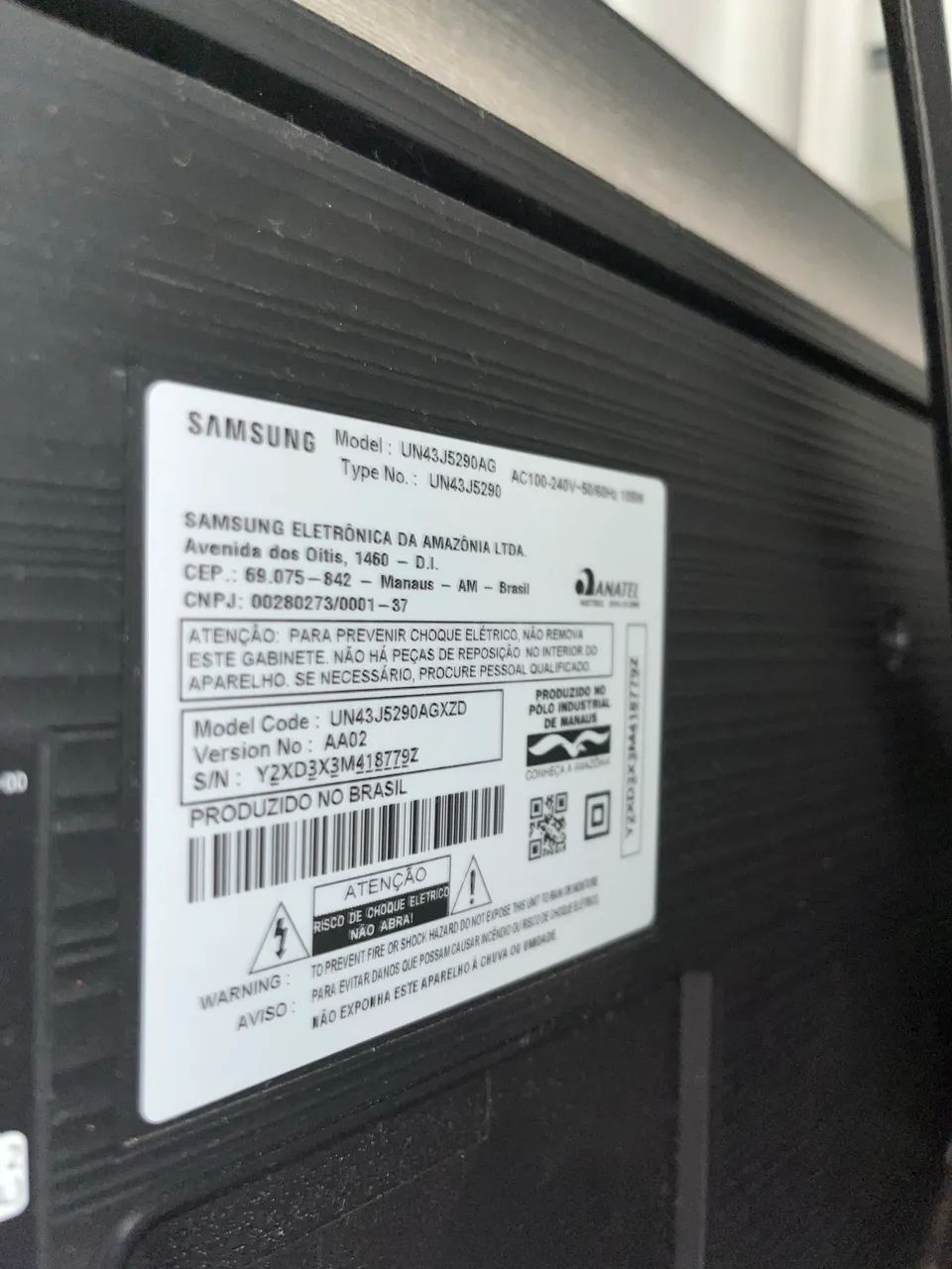 Tv Samsung 43 com defeito - Foto 4
