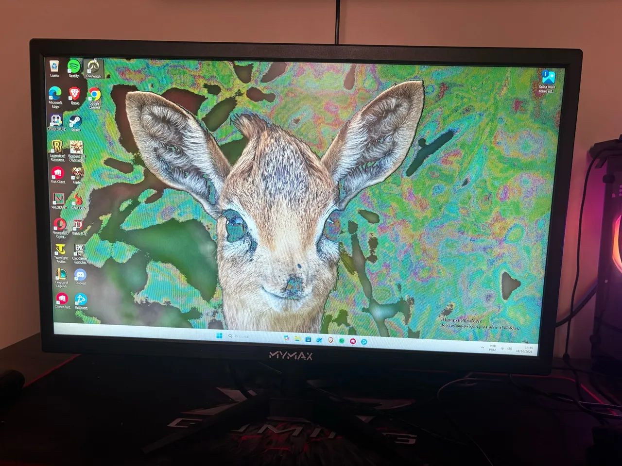 Monitor MYYMAX 21 polegadas - Com defeito na tela