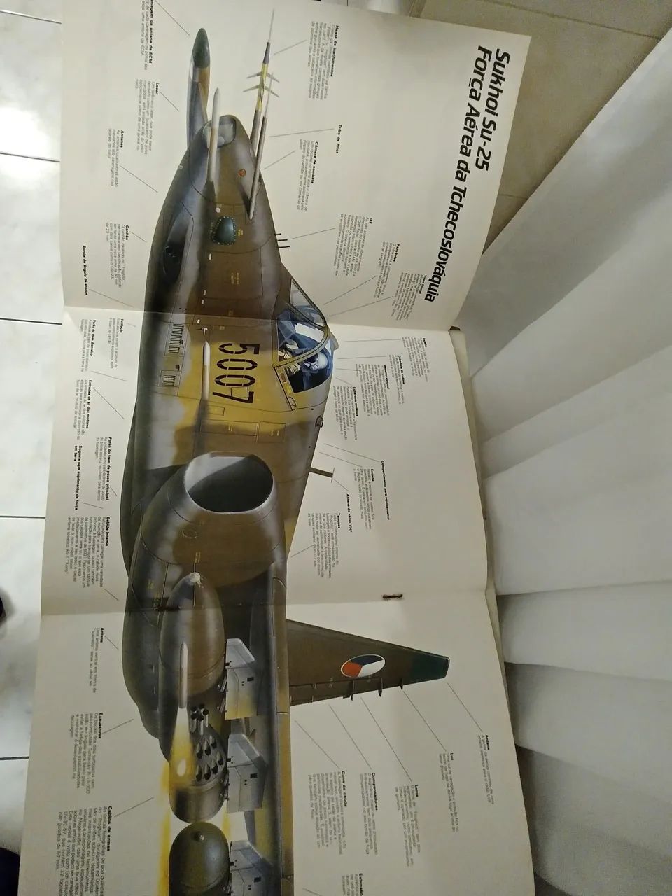 Fascículo Aviões de Guerra,n46,Sukhoi Su-25, pôster  - Foto 2