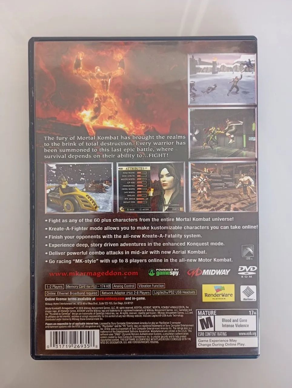 Mortal Kombat Armageddon - Original PS2 - Foto 2