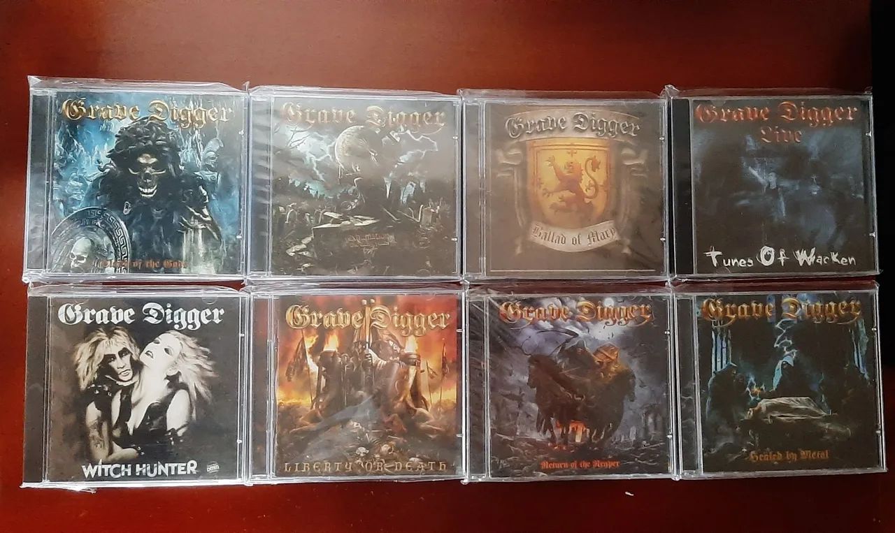 Lote com 14 CDs Grave Digger - Foto 2