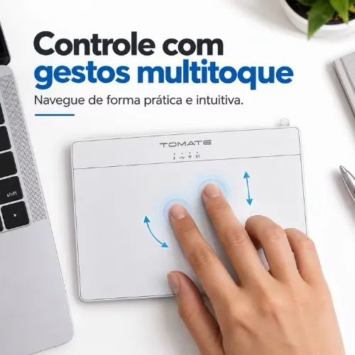 Touchpad Bluetooth Multitoque Notebook Mac Windows Usb  - Foto 3