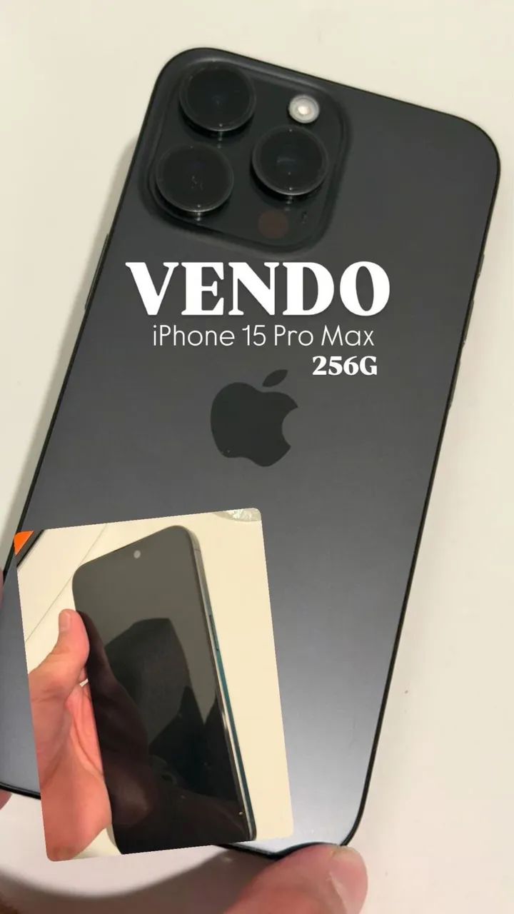 iPhone 15 pro max 256 - Celulares e Smartphones - Jardim Mutinga