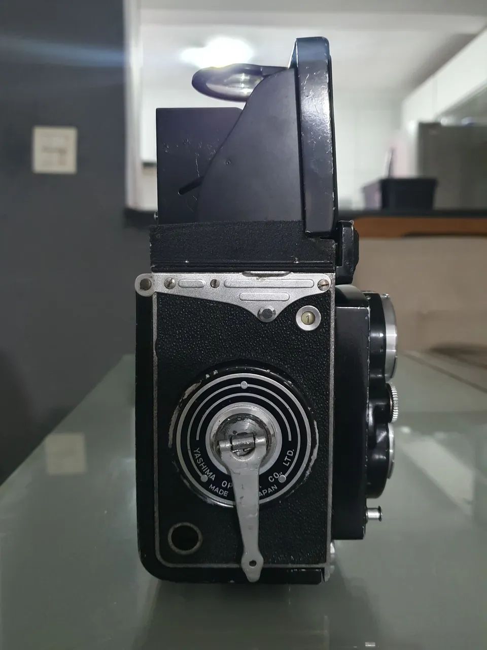 Camera antiga yashica mat copal para decoração.  - Foto 2