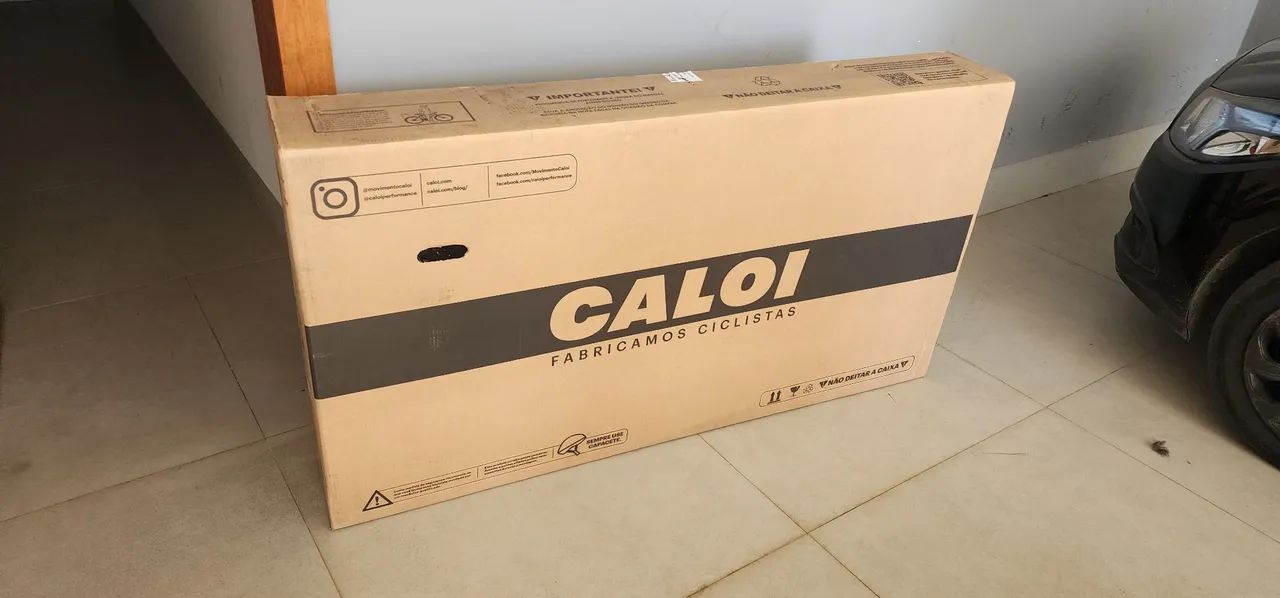 BICICLETA CALOI FS CARBON RACING - NUNCA USADA - Tam G  - Foto 6