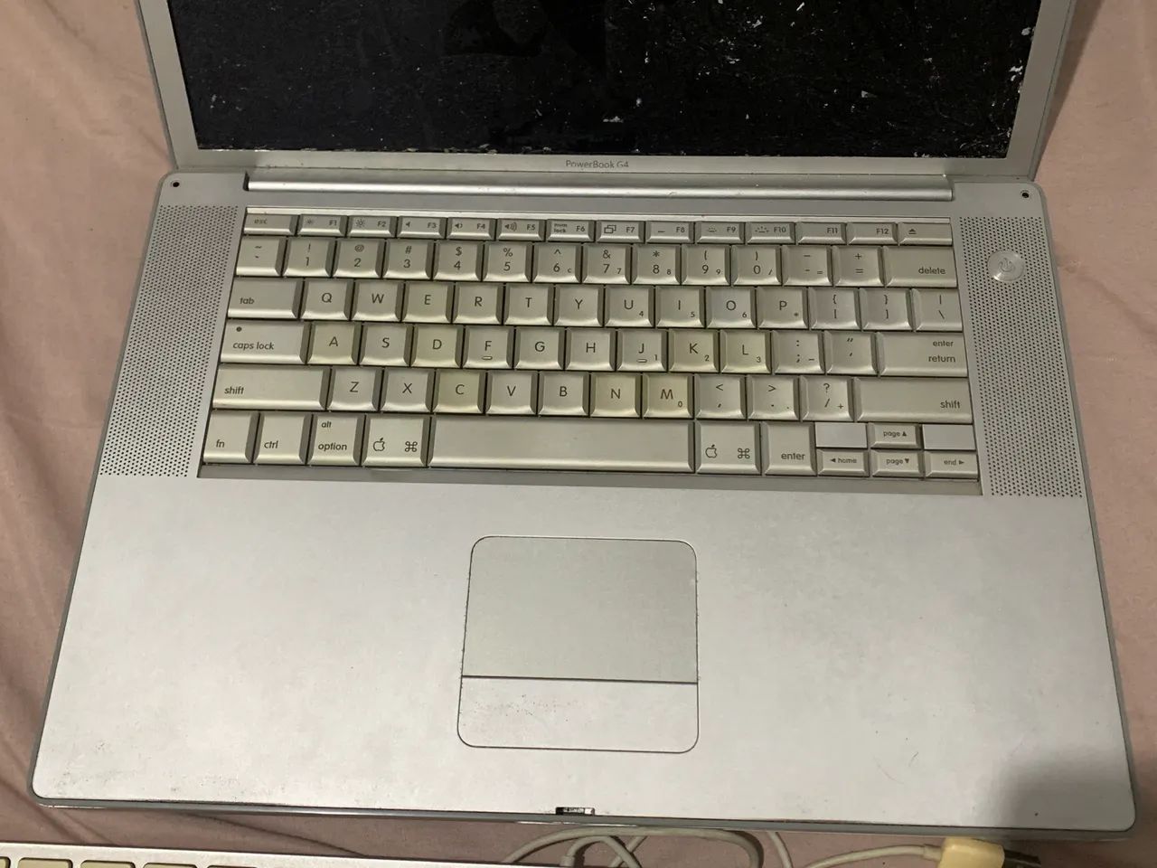 Apple PowerBook G4 15 ddr2 a1138 sucata com teclado apple a1243 - Foto 5