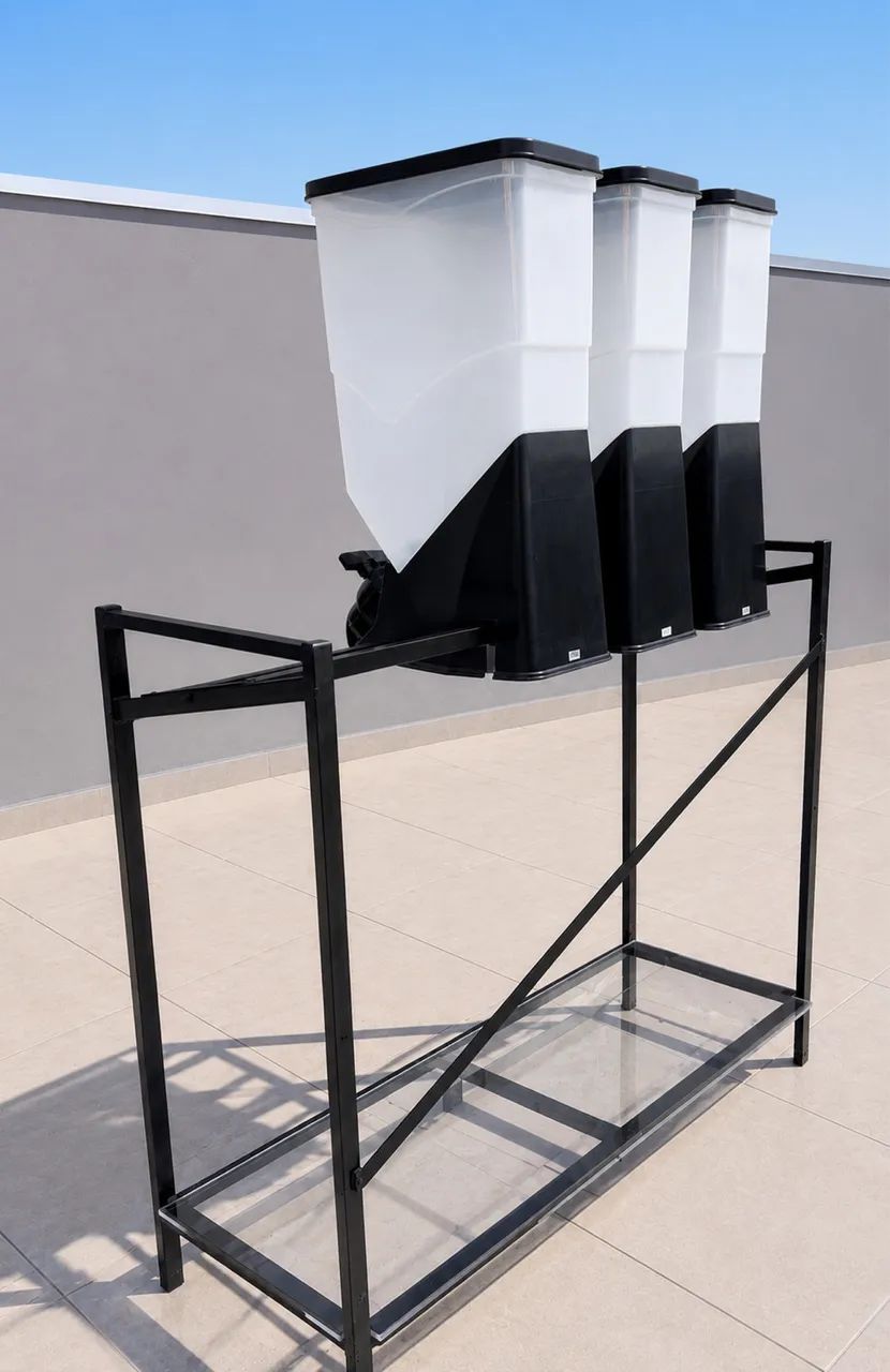 Dispenser para Ração/Grãos com 3 módulos - 30kg - Foto 2