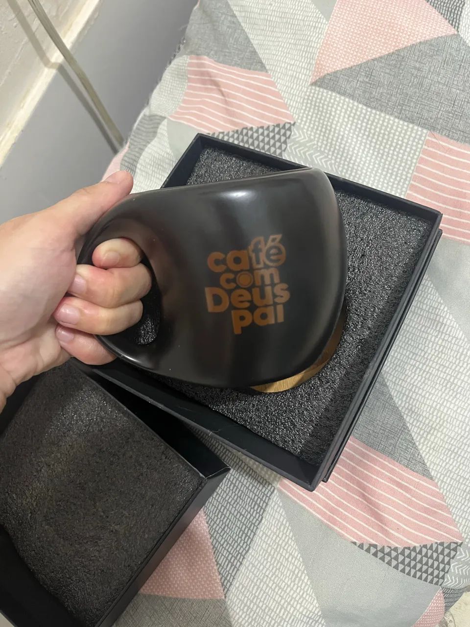 Caneca Café com Deus Pai