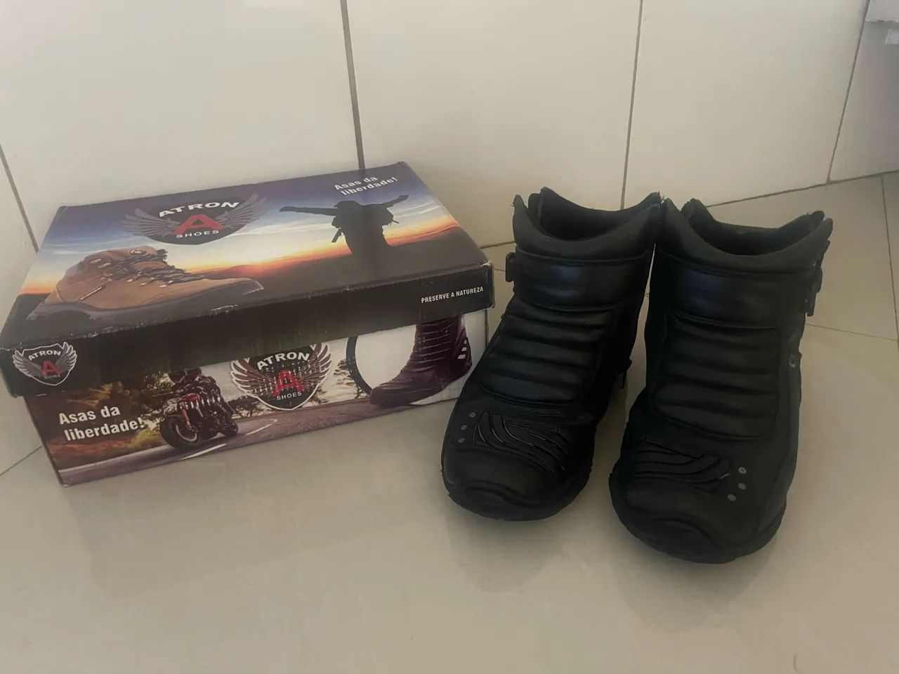 Bota ATRON Couro Harley Davidson  - Foto 2