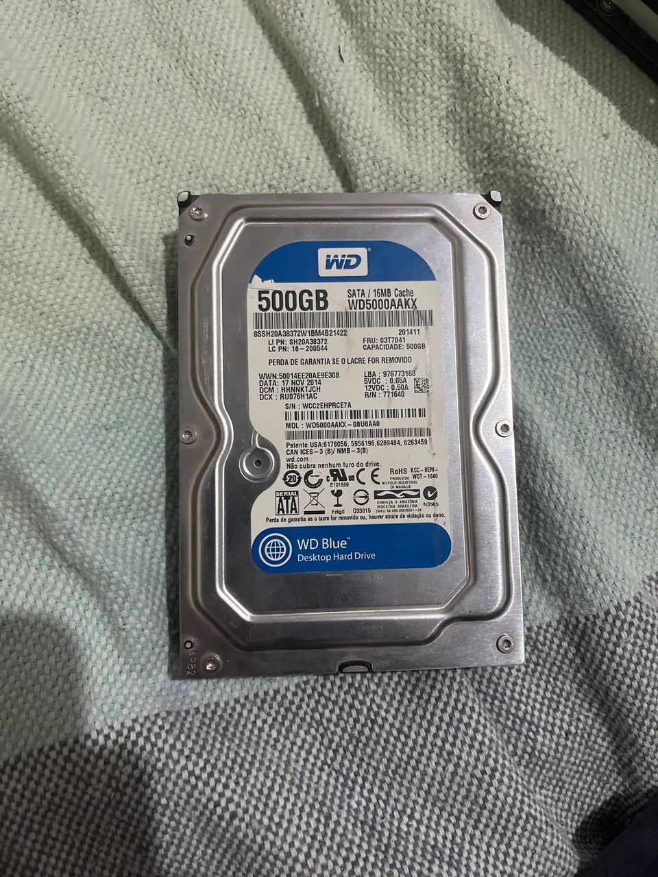 WD Blue 500GB 