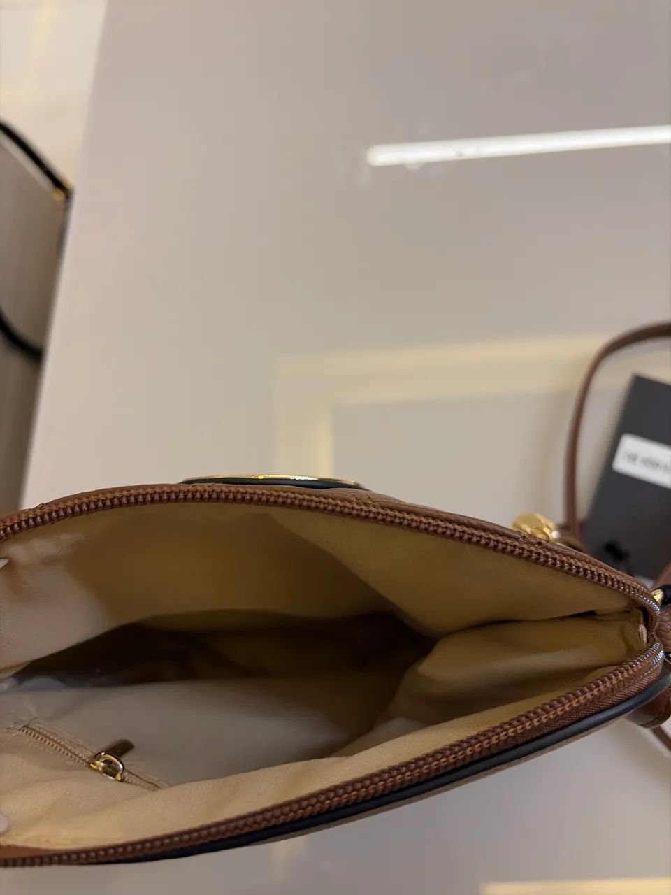 Bolsa transversal marrom nova comprada nos eua  - Foto 5